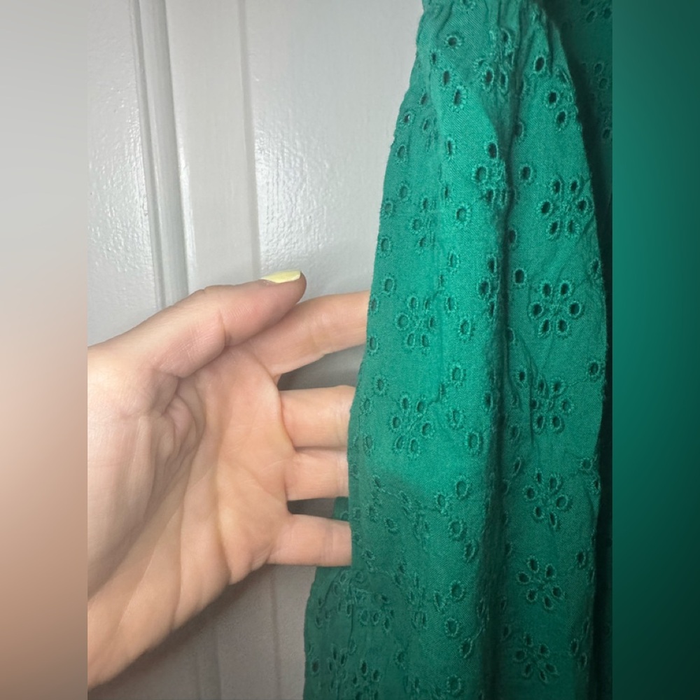 NWT The Drop Tulsi ruffle sleeve eyelet maxi dress. - Picture 11 of 15